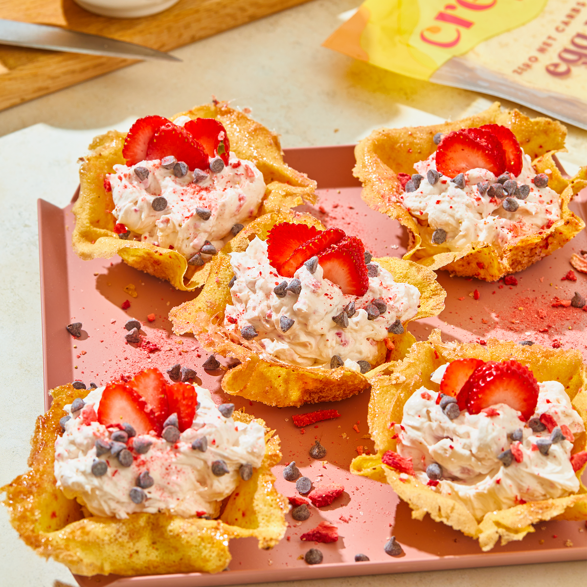 Strawberry Cheesecake Cups &ndash; Crepini Foods LLC