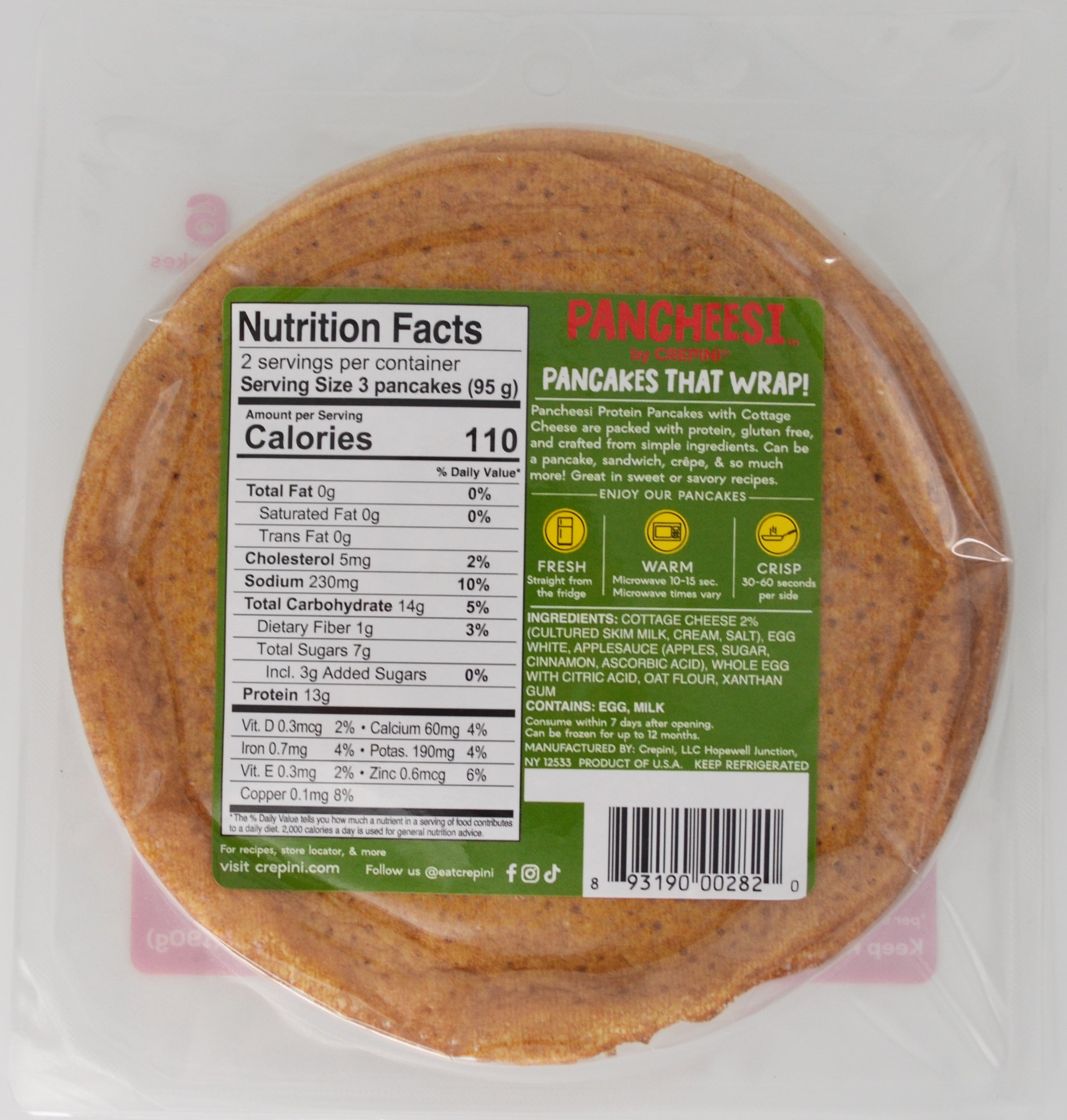 Pancheesi™ by Crepini® Apple Cinnamon Protein Pancakes