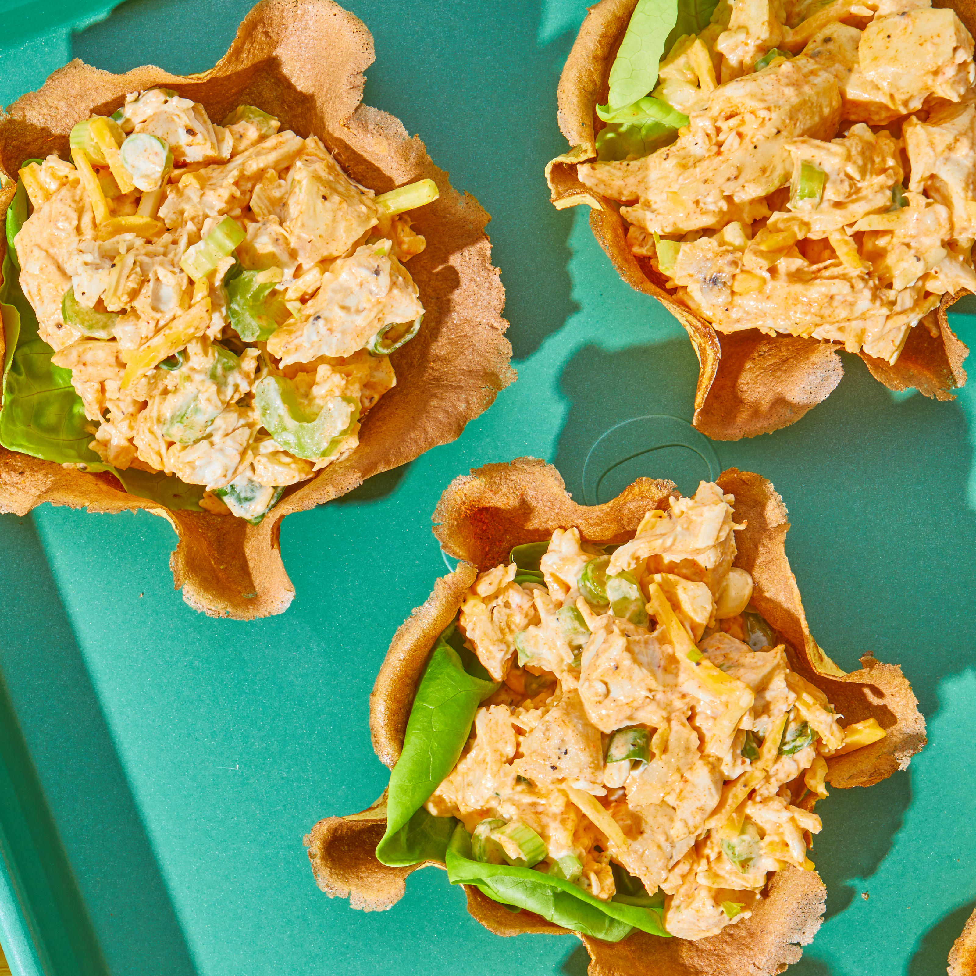 Buffalo Chicken Salad Cups