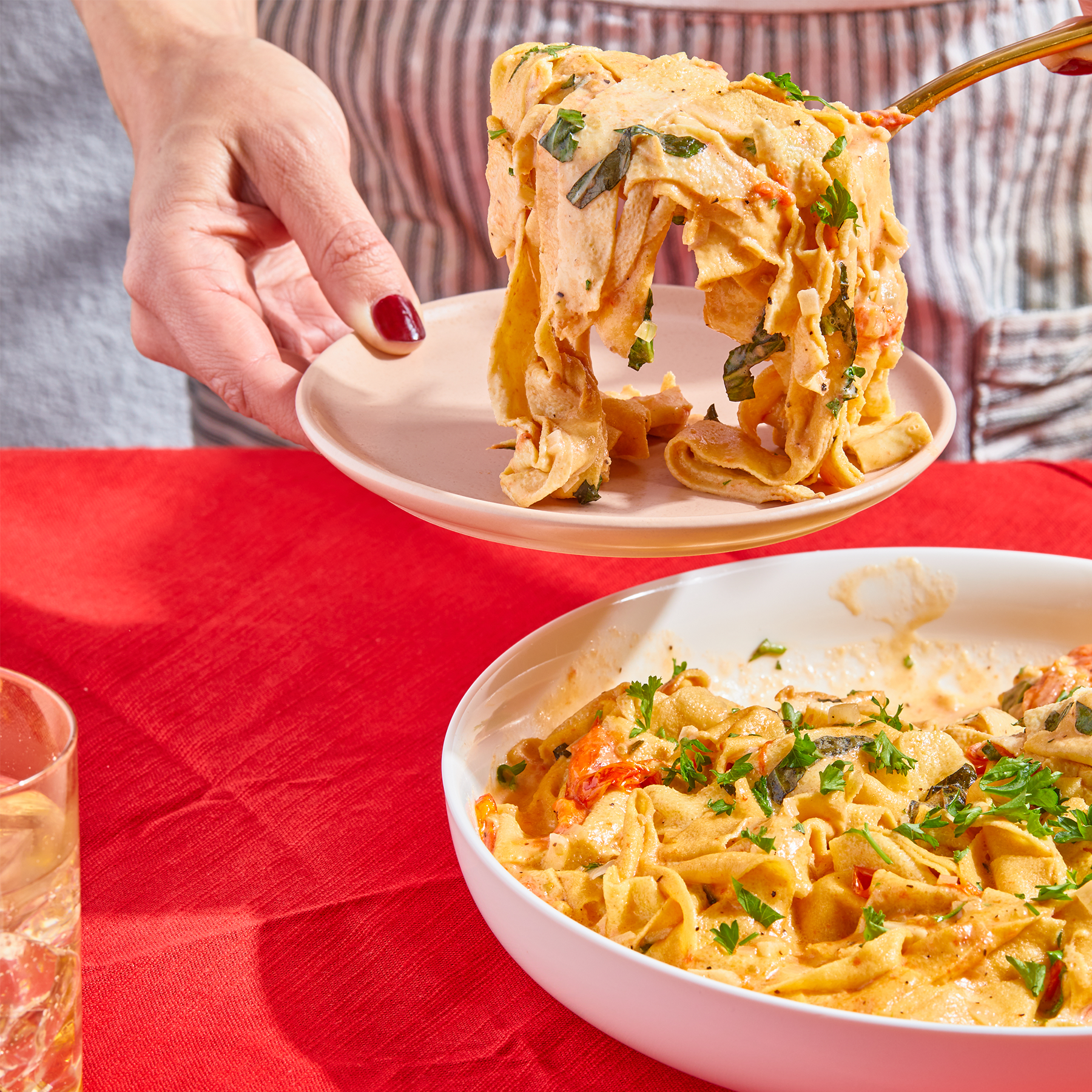 Christmas Fettucine Alfredo