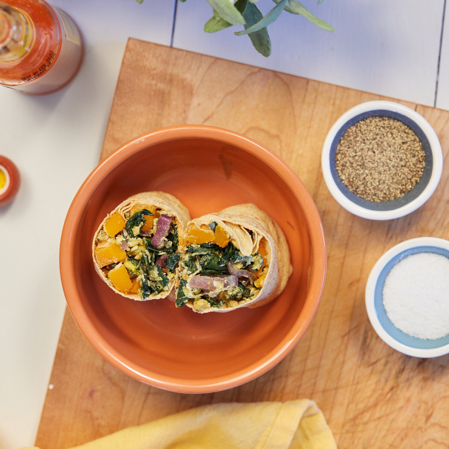 KALE & BUTTERNUT SQUASH BREAKFAST BURRITO