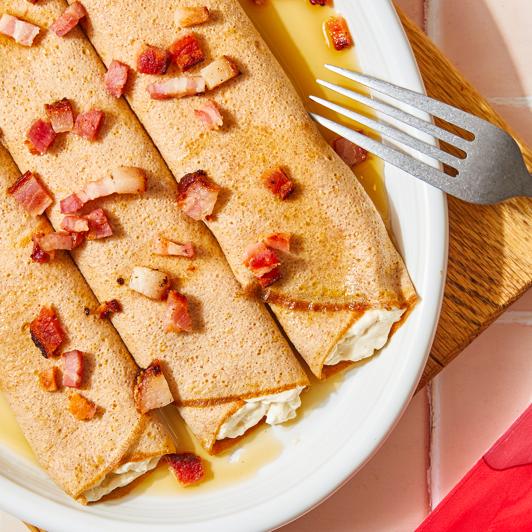 Maple Bacon Sweet Crêpes