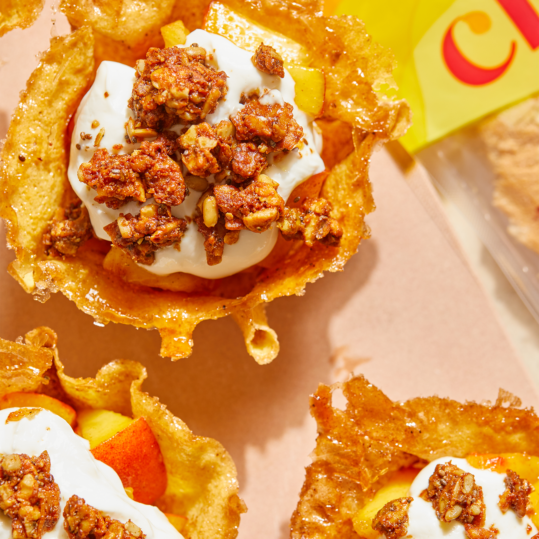 Peach Cobbler Cups