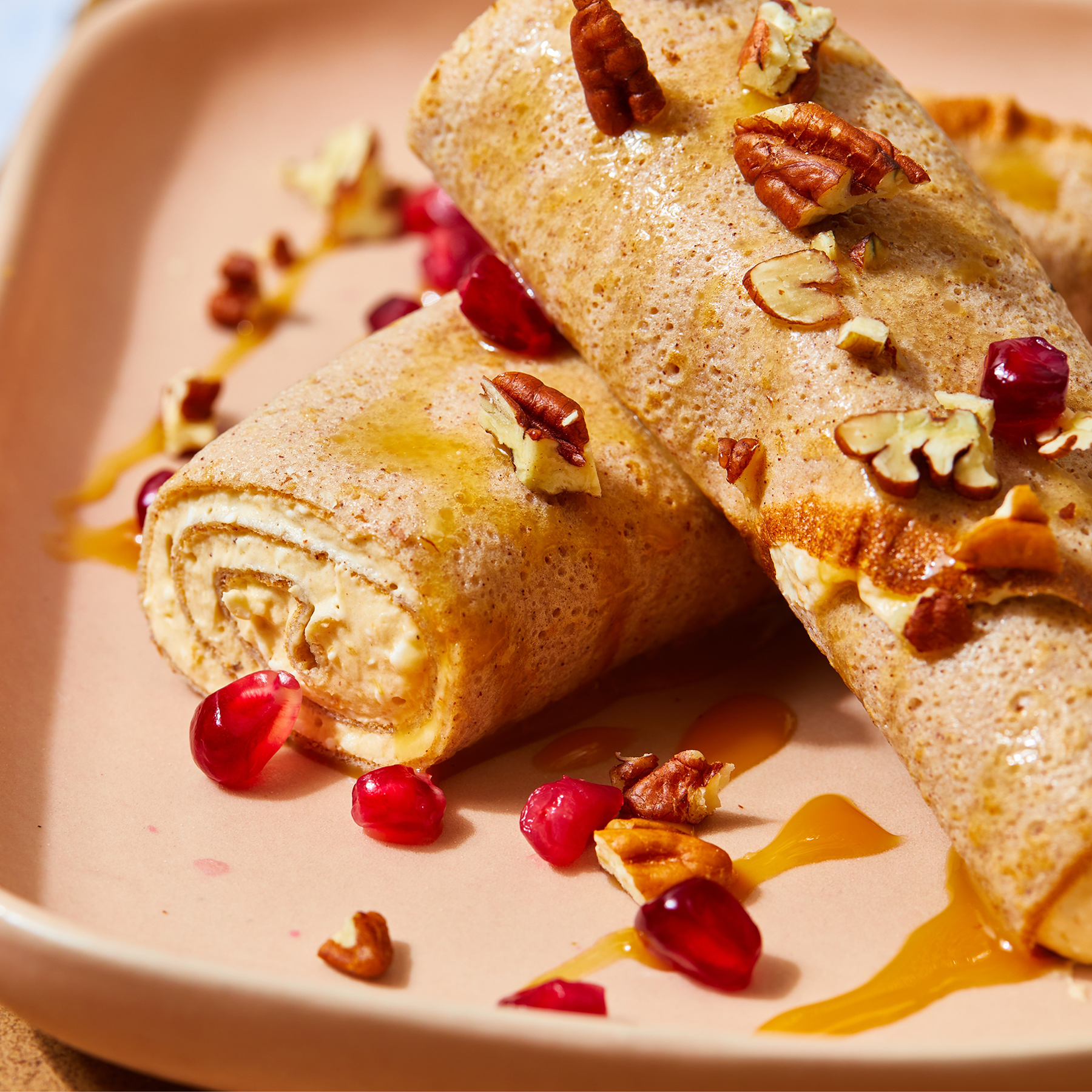 Pumpkin Cheesecake Crêpes