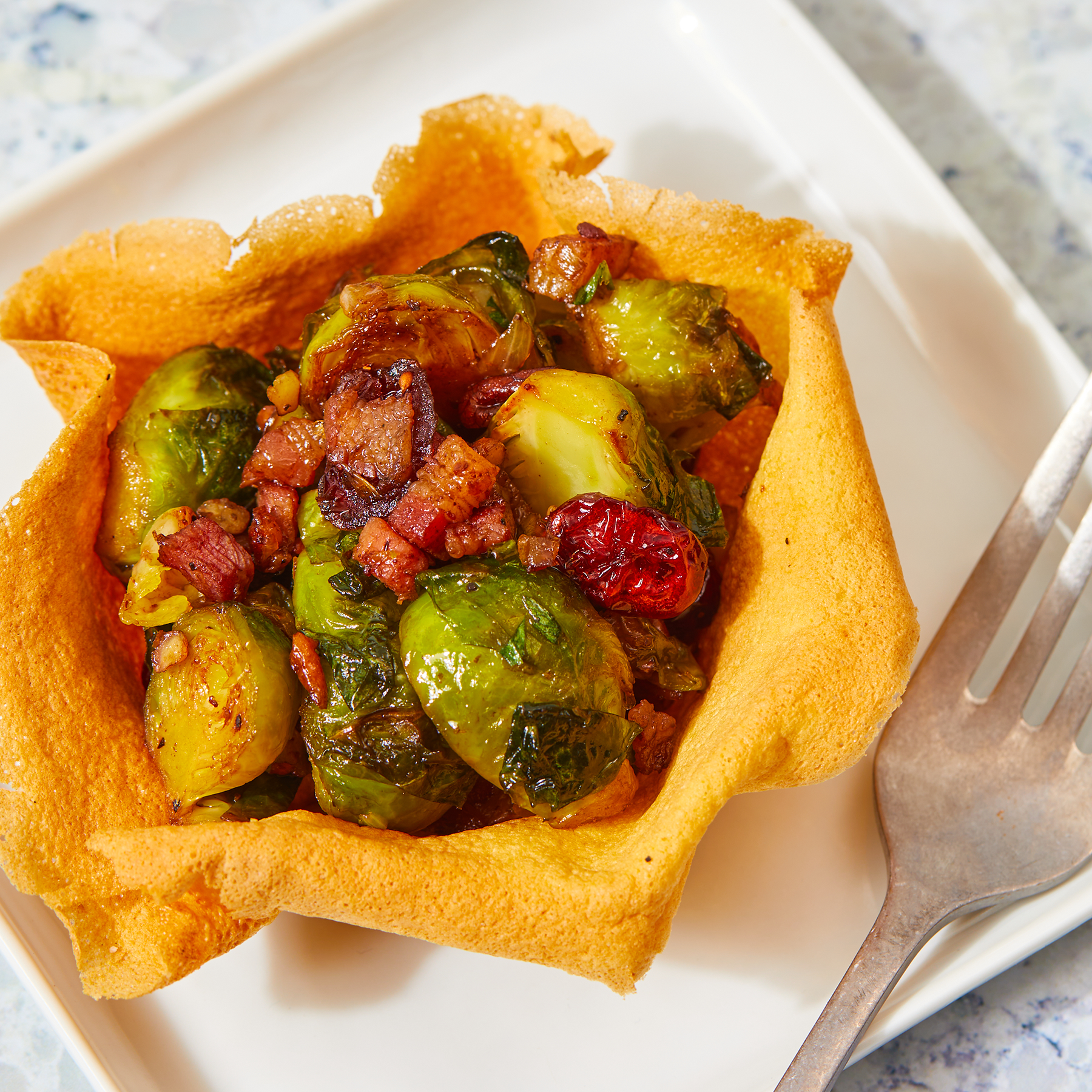 Sautéed Brussels Sprouts Cups