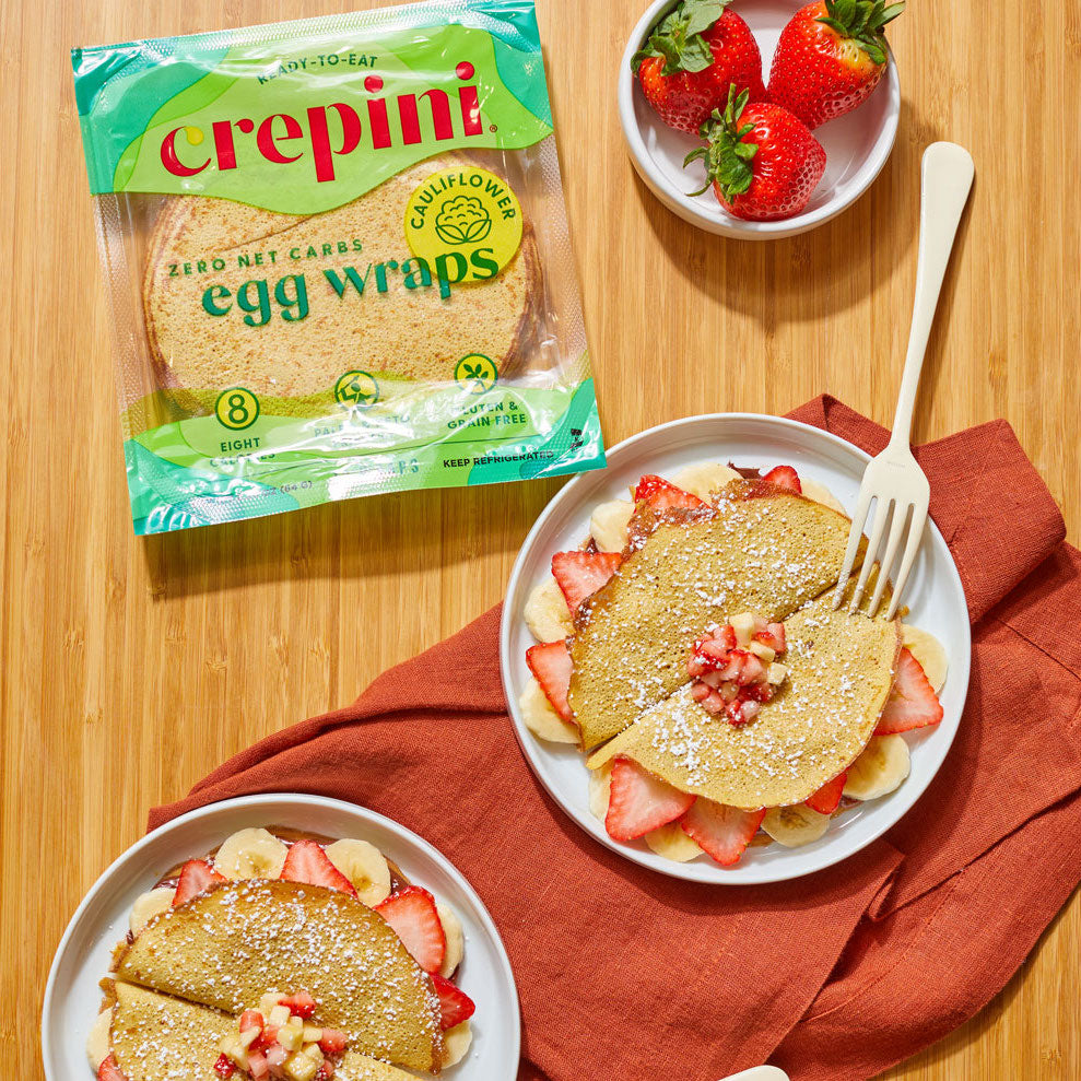 Banana & Strawberry Crepes