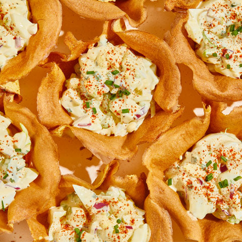 Low Carb Egg Salad Cups