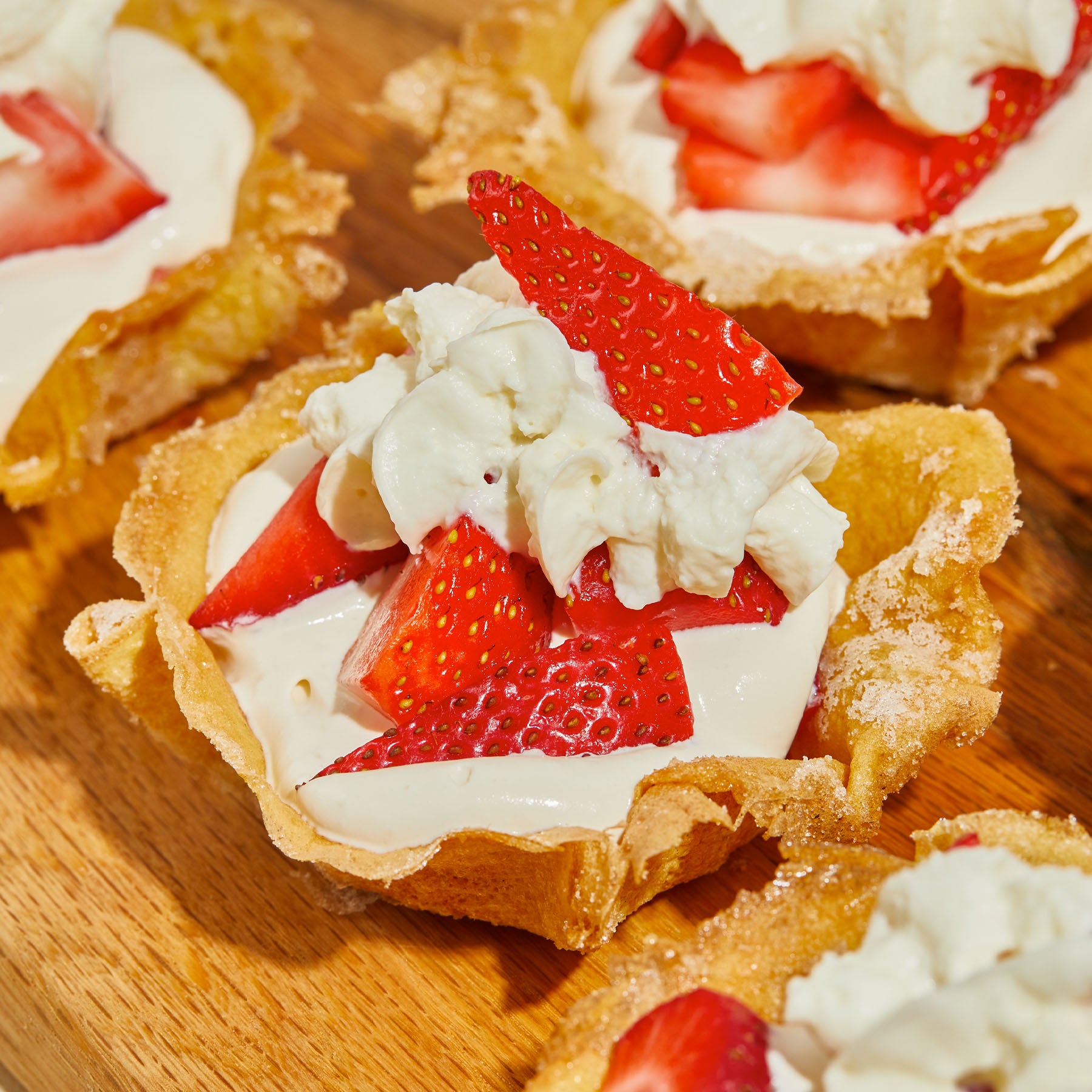 Fresas con Crema Cups