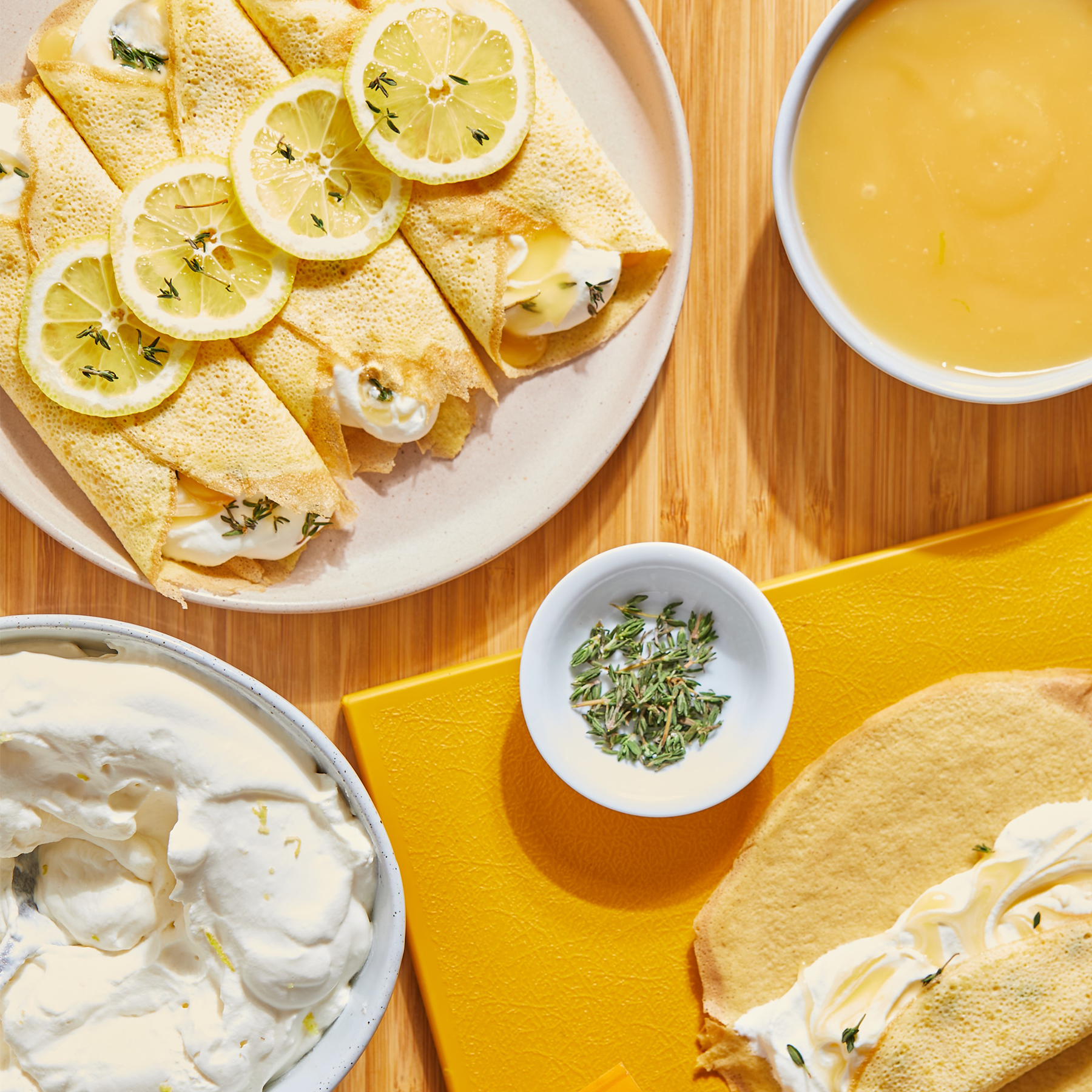 Lemon Thyme Crepes