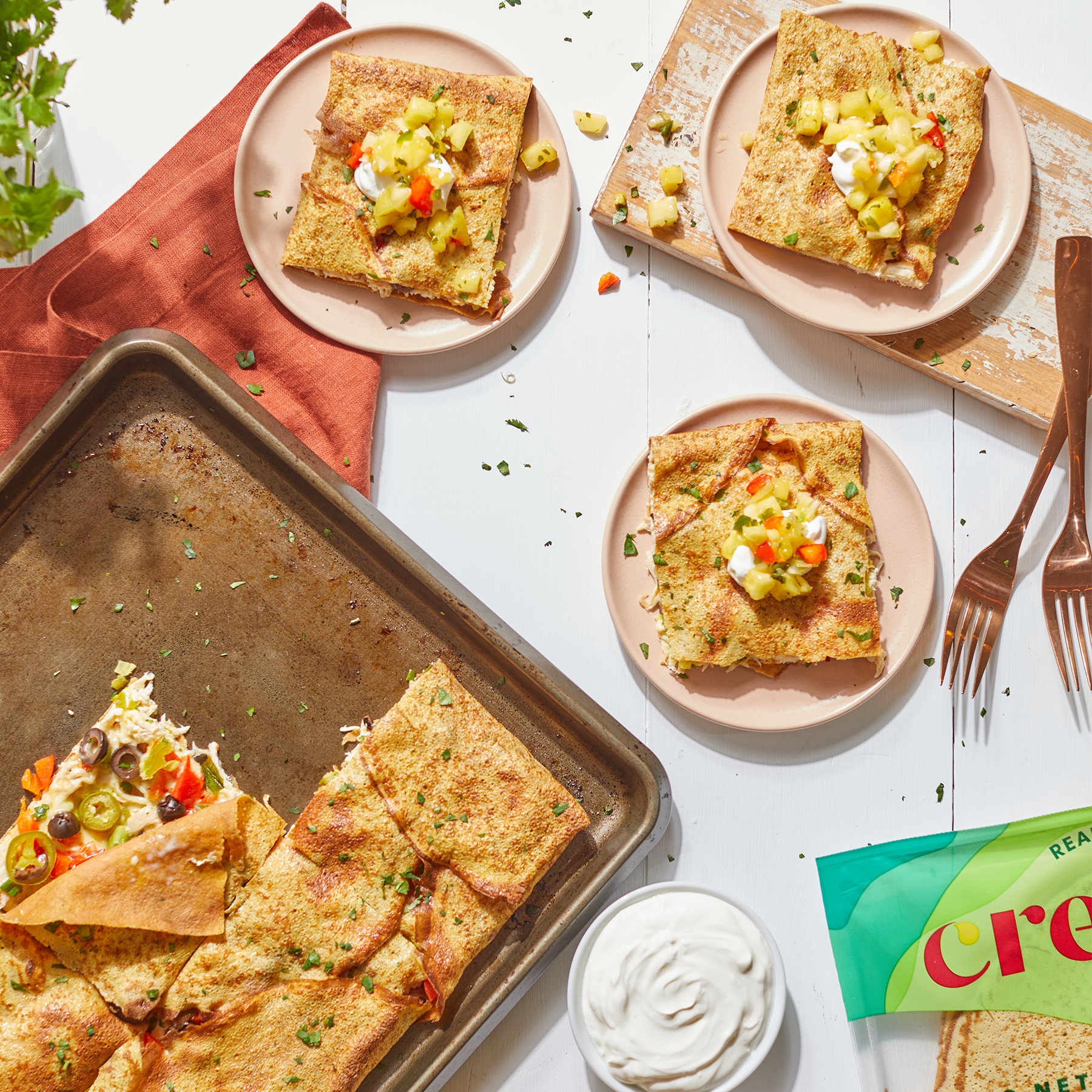 Keto Sheet Pan Quesadilla
