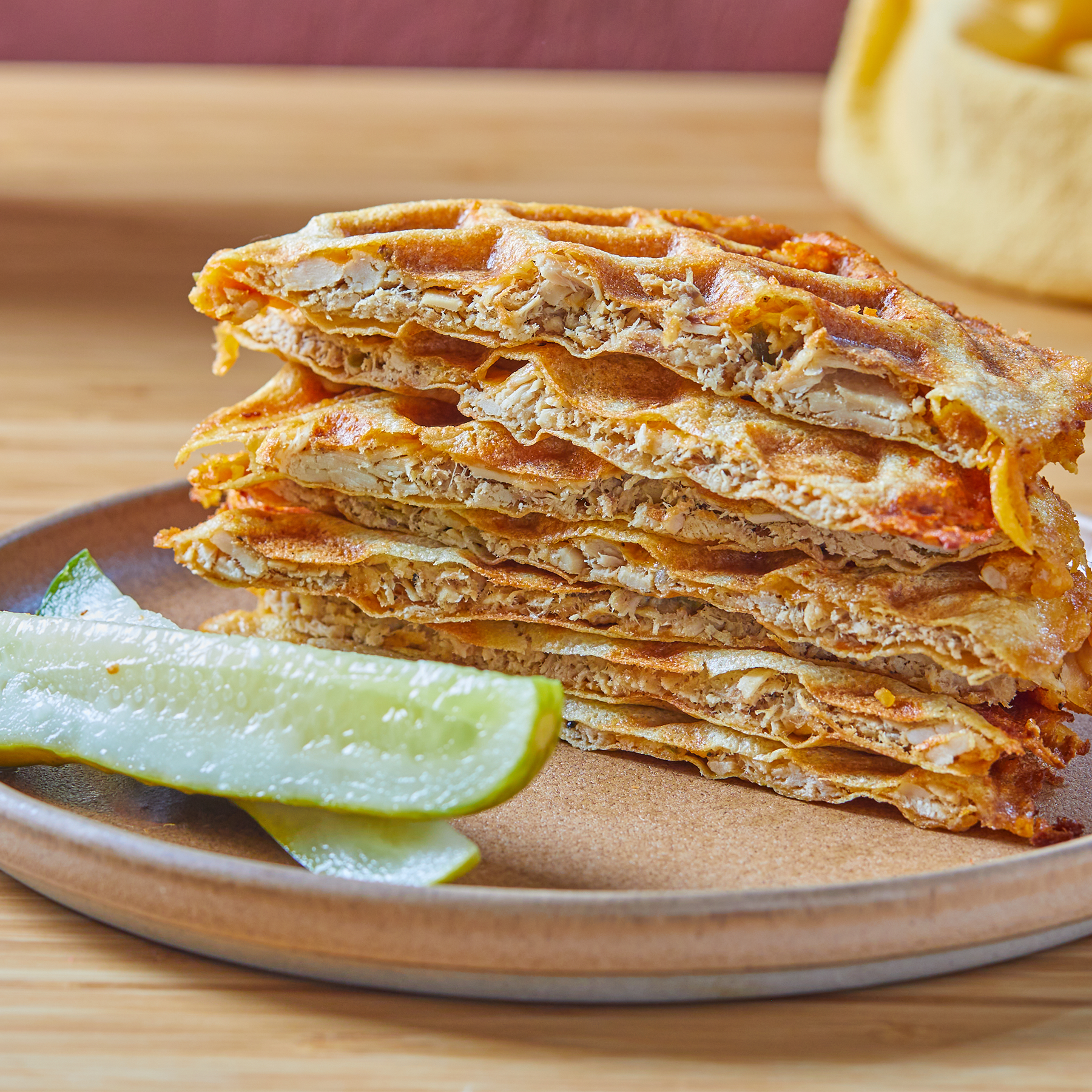 Tuna Waffle Melt