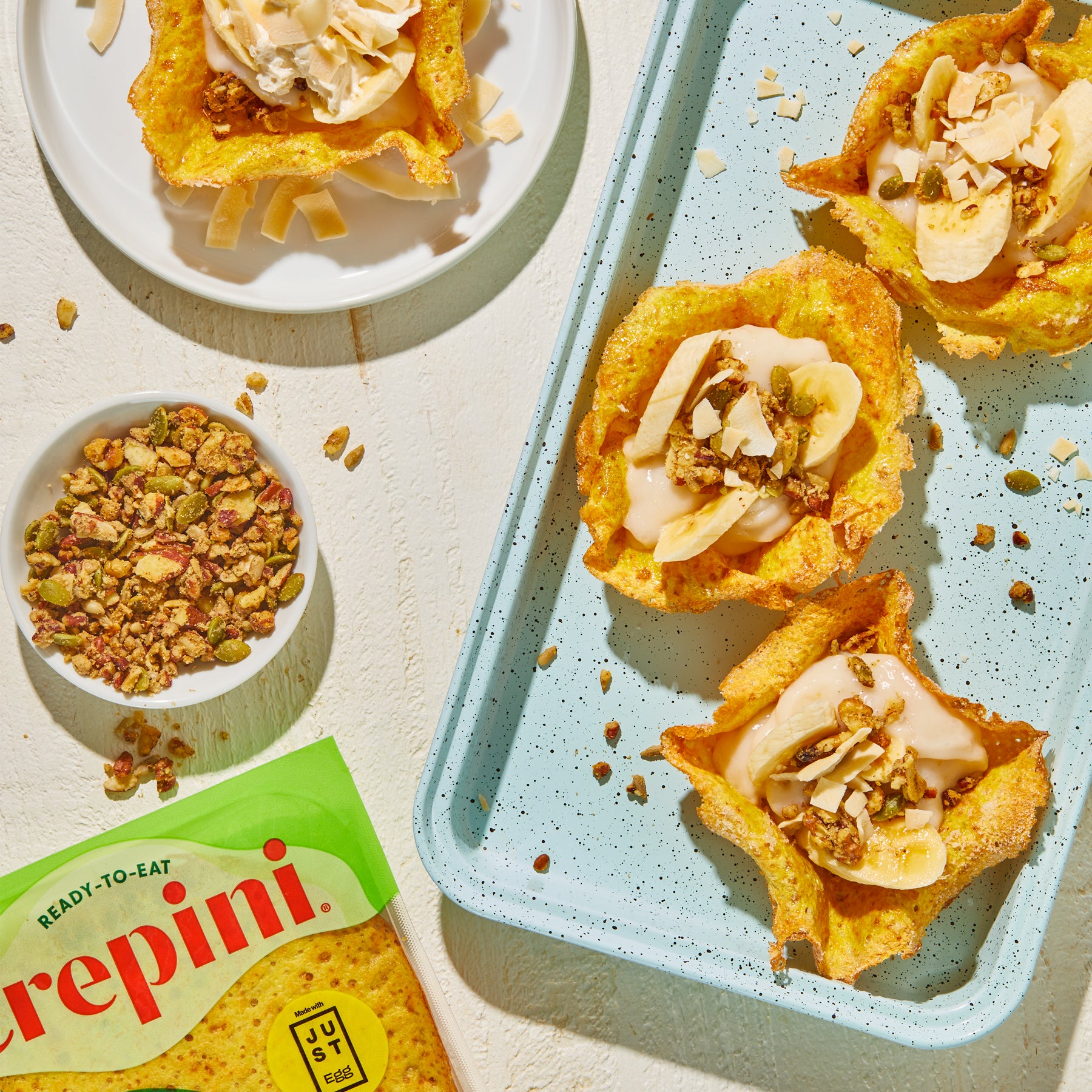 Vegan Banana Coconut Pudding Parfaits