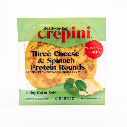 Three Cheese & Spinach Protein Rounds
