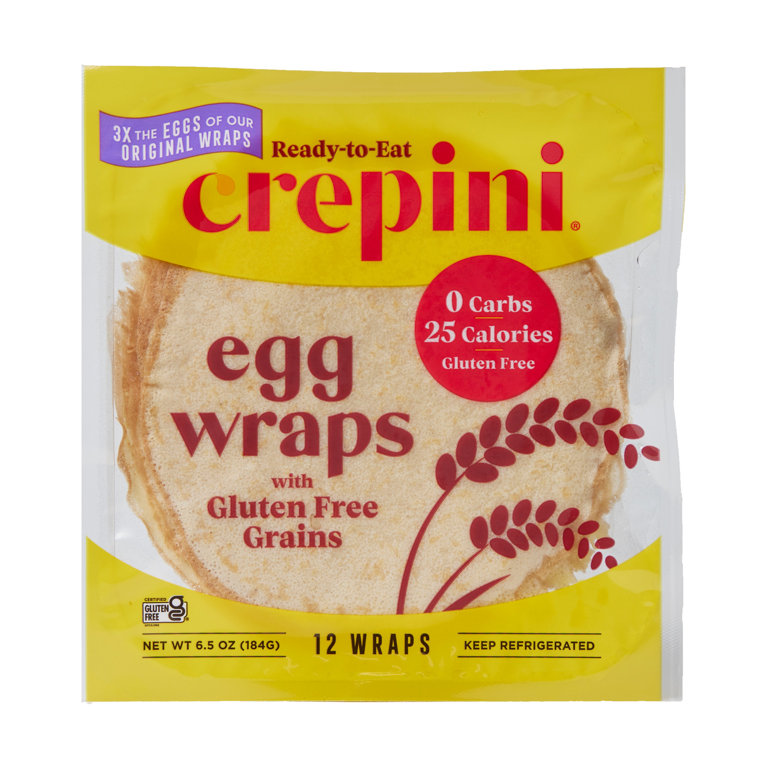 3x the Eggs - Petite Gluten Free Grains Egg Wraps