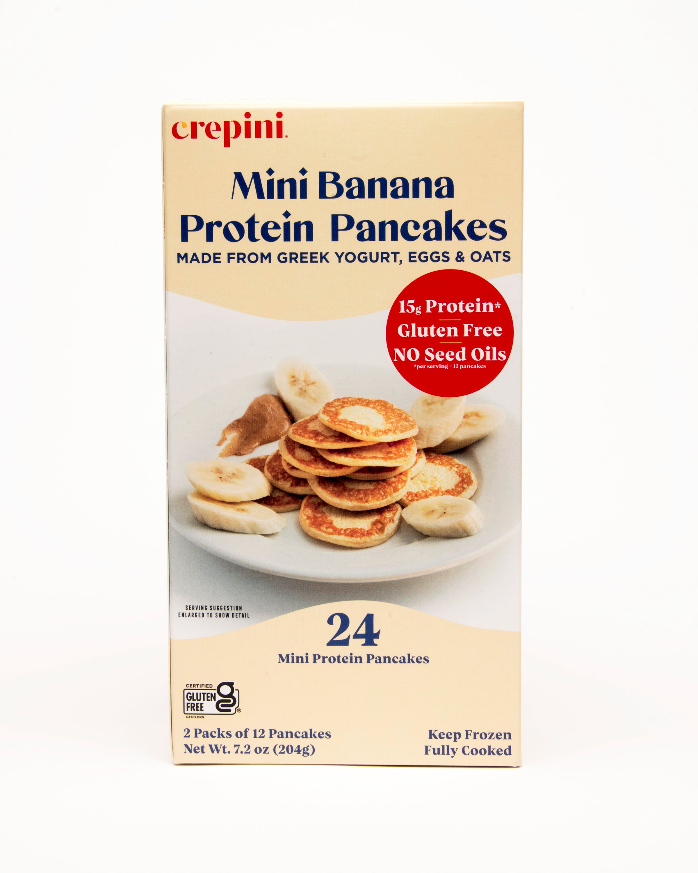 Mini Banana Protein Pancakes