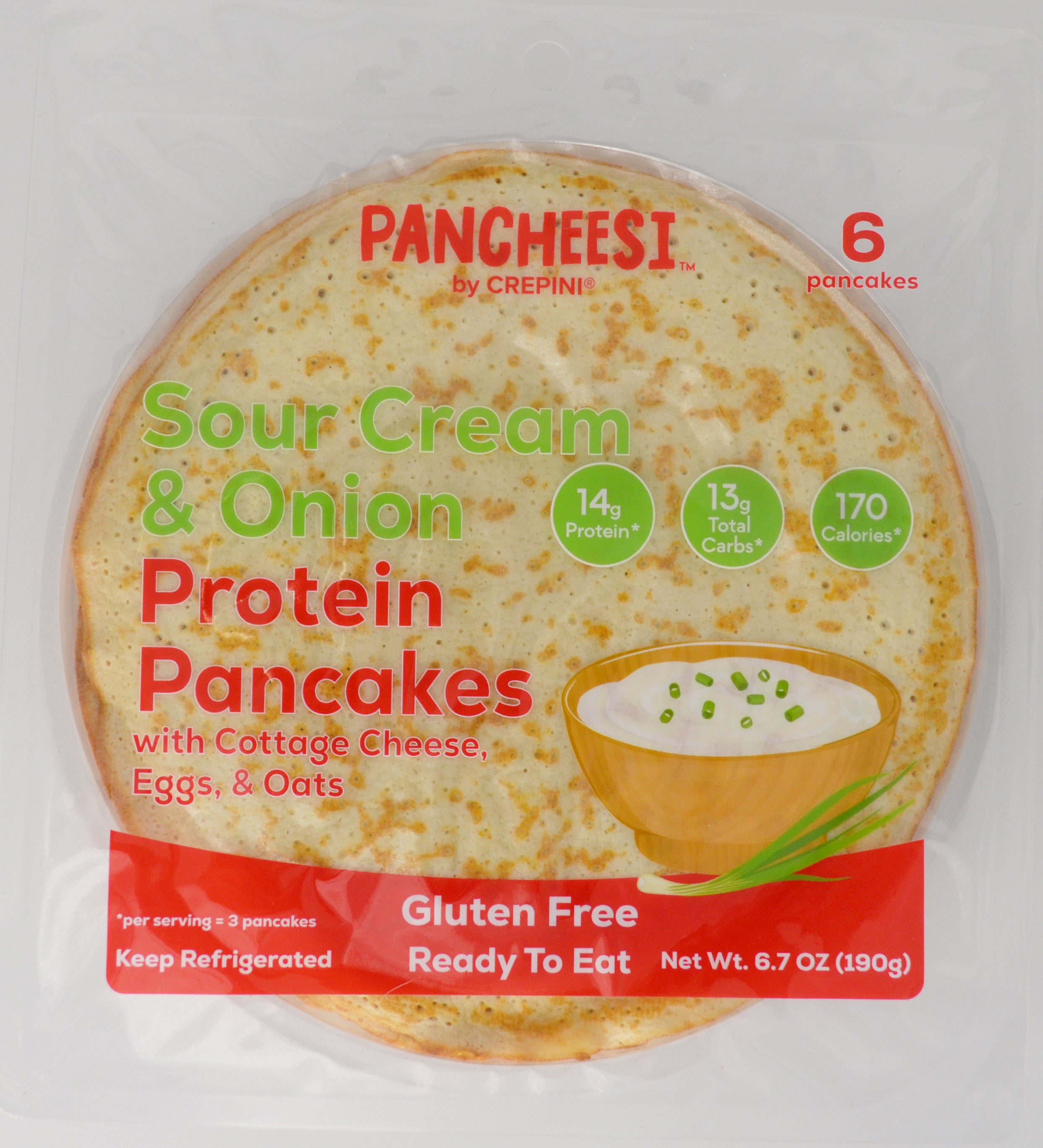 Pancheesi™ by Crepini® Sour Cream & Onion Protein Pancakes